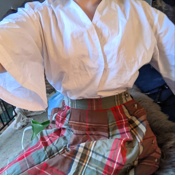 Talbots Dresses & Skirts - Vintage Petite Plaid Pleated Skirt w Pocket